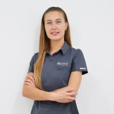 Anastasia Paryhina, recepción y atención al paciente en Clínica Dental Avilés