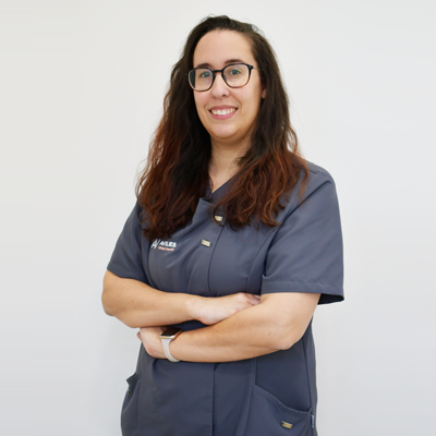María Lucas, higienista bucodental y encargada de depósito dental